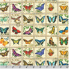 Library of Rarities - Butterflies Vintage Yardage