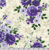 Flowerhouse - Georgina - Floral Ivory Yardage