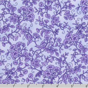 Flowerhouse - Georgina - Vines Lavender Yardage