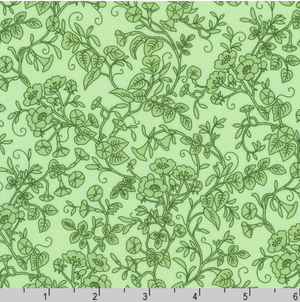 Flowerhouse - Georgina - Vines Honeydew Yardage