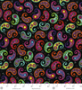 Llama Llama Bo Bama - Paisley Toss Black - Remnant