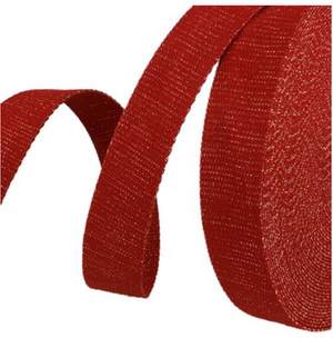 Metallic Strapping 1 1/4" Red