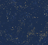 Speckled - Navy Metallic Yardage