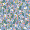 Wildwood - Wildflowers - Periwinkle Cotton Lawn Yardage