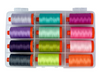 Aurifil - 50wt Untamed Neon Thread Box by Tula Pink - 12 Large Spools