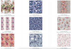 Bouquet Digiprint Fat Quarter Bundle - 9 Fat Quarters