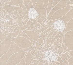 Botany Mochi Linen Paper - Florals Yardage