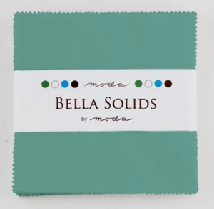 Bella Solids Bettys Teal Charm Pack