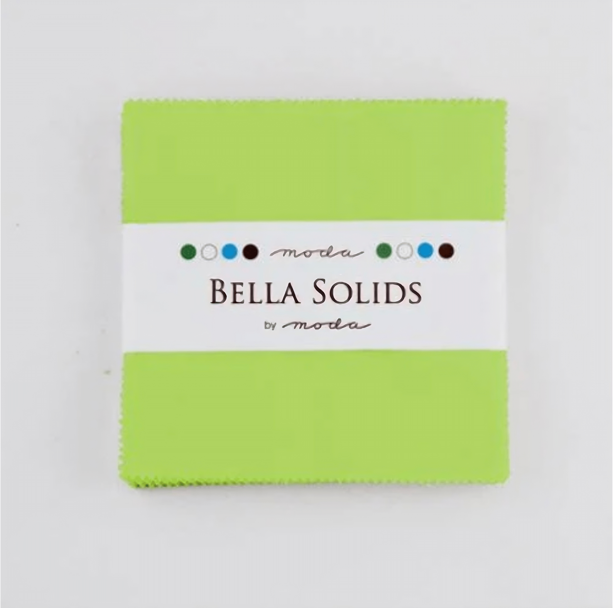 Bella Solids Lime Charm Pack