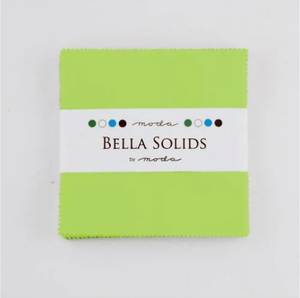 Bella Solids Lime Charm Pack