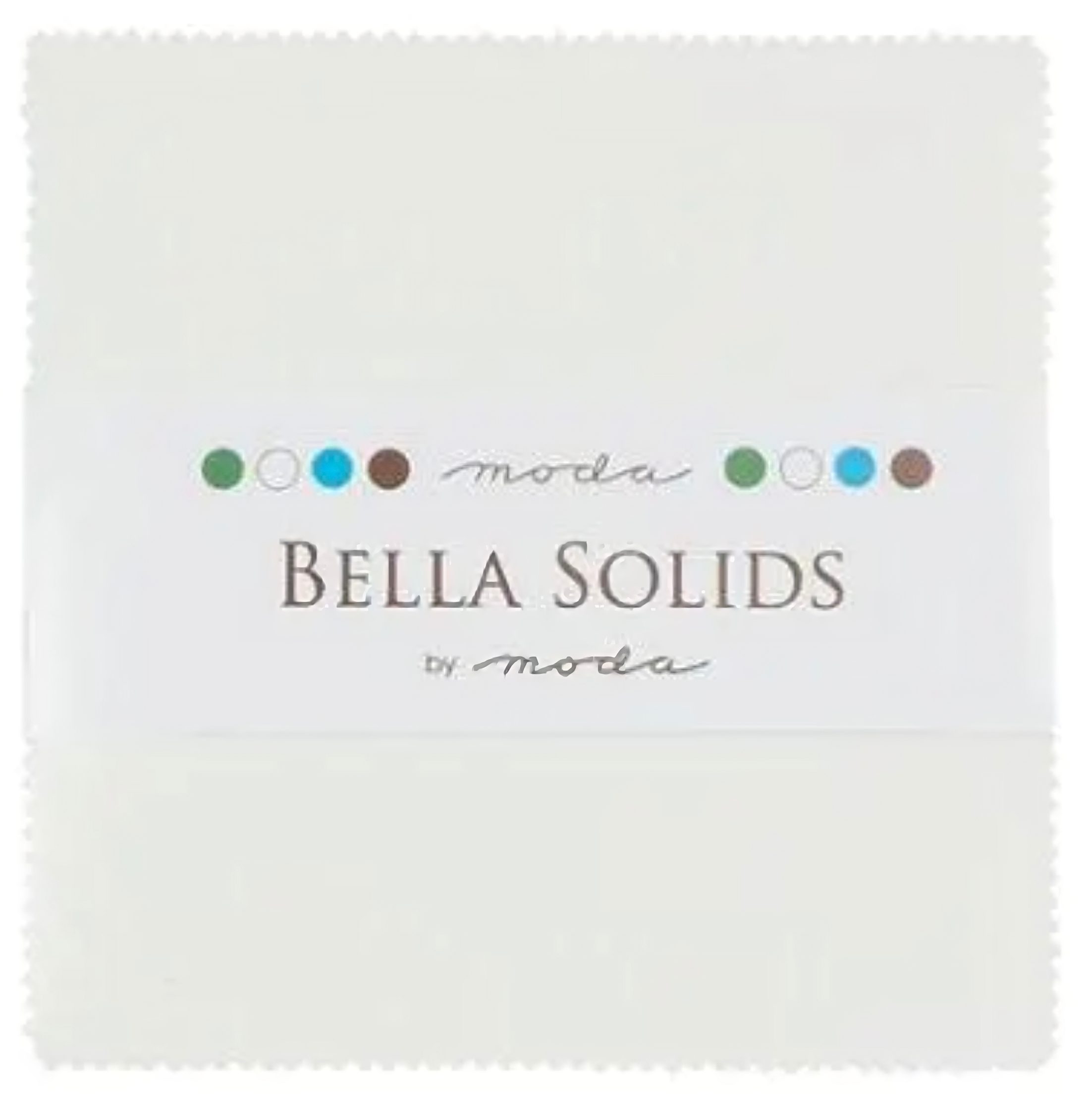 Bella Solids White Charm Pack