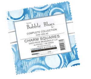 Artisan Batiks Bubble Blues Charm Squares