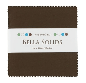 Bella Solids Brown Charm Pack