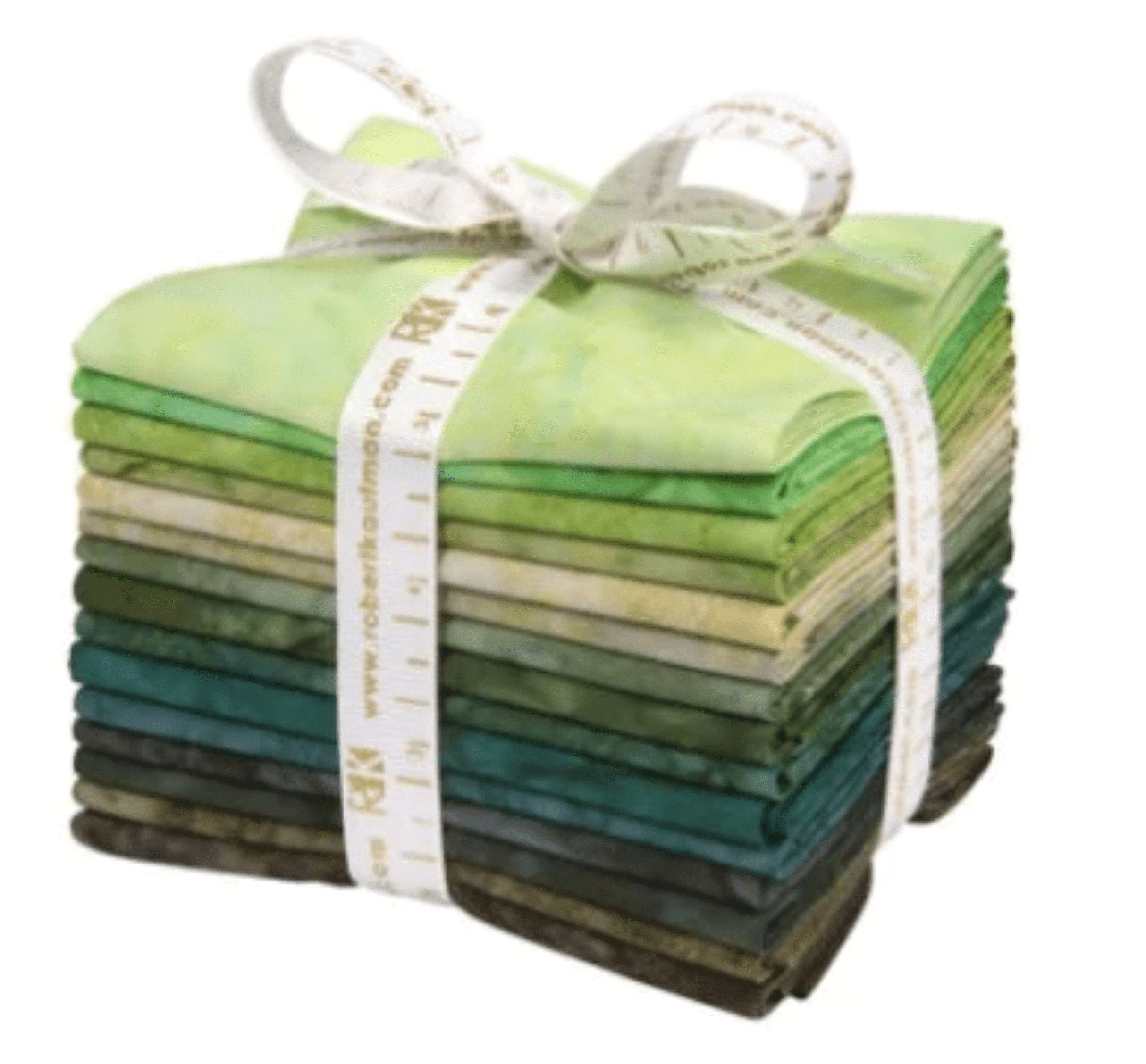 Artisan Batiks Prisma Dyes, Rainforest Colorstory Fat Quarter Bundle - 15 Fat Quarters