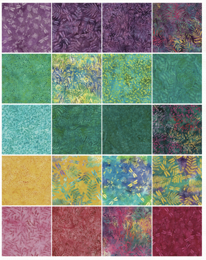 Island Batik - Sunny Meadow Batik Strip Pack