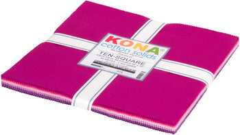 Kona Cotton Wildberry Palette Ten Squares