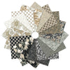 Holiday Flourish - Festive Finery Taupe Colorstory Charm Squares