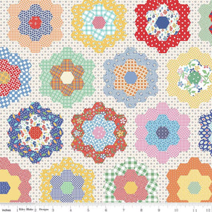 Always in Season - Flower Garden Multi Wide Backing