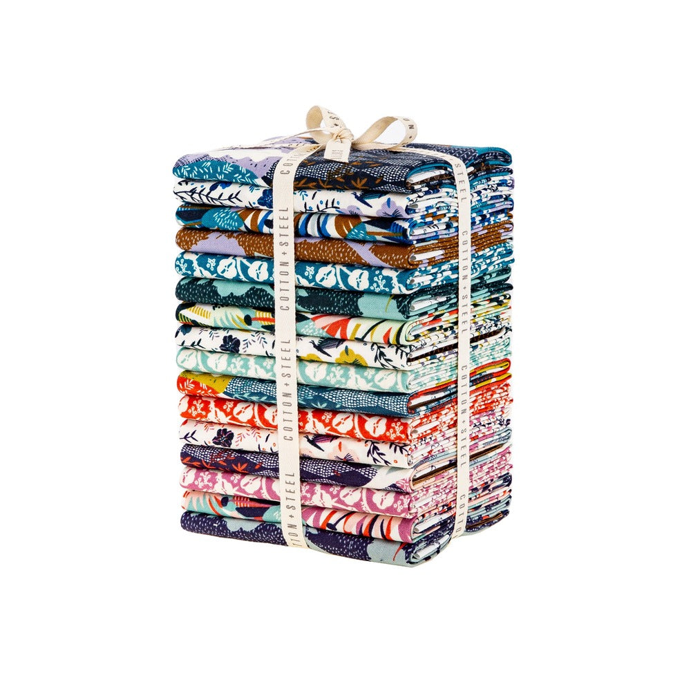 Good Vibes Fat Quarter Bundle by Cotton + Steel Fabrics