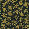 Ancient Beauty - Sprigs Onyx Metallic Yardage