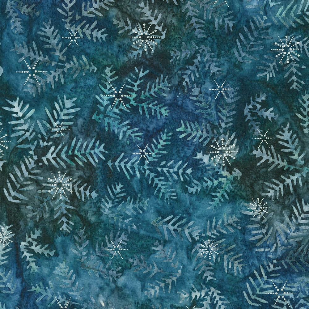 Artisan Batiks - Winter Wonderland - Evening Silver Sparkle