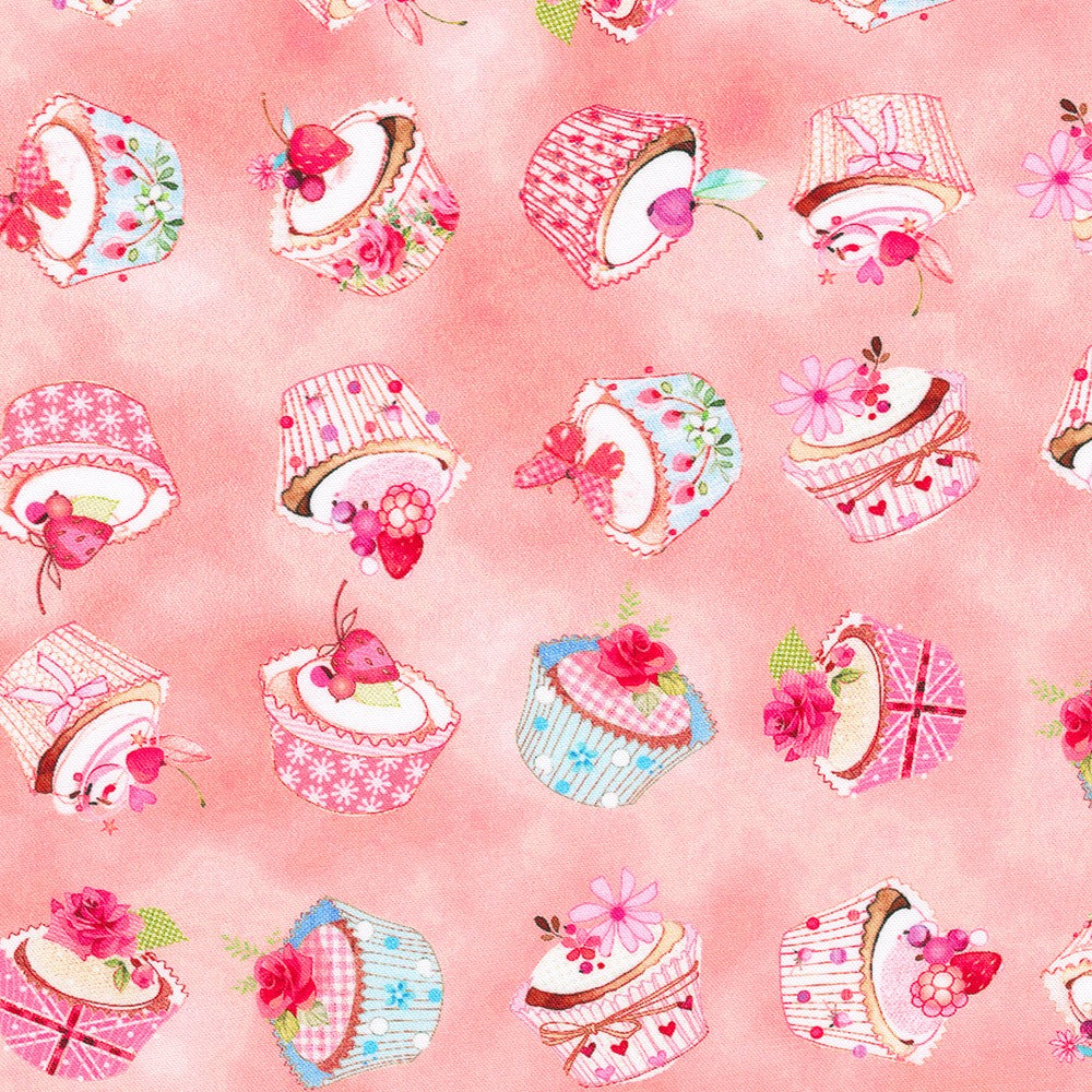 Blossom Bake Shop - Cupcakes Pink Lemonade Yardage