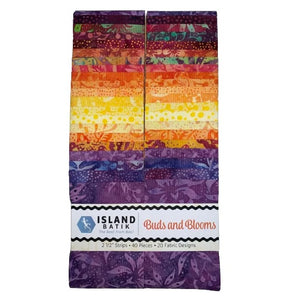 Buds and Blooms Batik Strip Pack