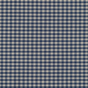 Crawford Gingham - Yarn Dyed 1/8 Inch Gingham Navy Yardage