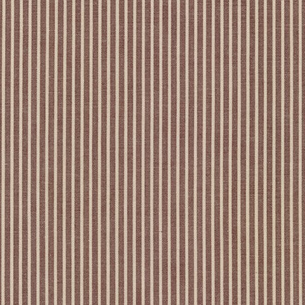 Crawford Stripes - Yarn Dyed Stripes Brown Yardage