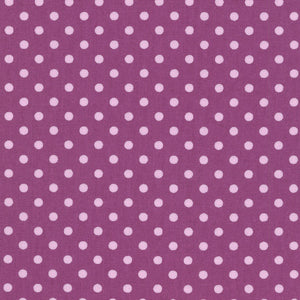 Sevenberry Dots-A-Lot - Deep Violet Dots Yardage