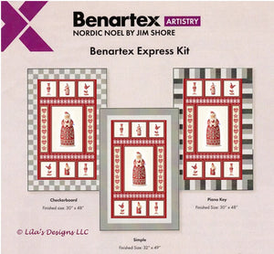 Benartex Express Kit - Nordic Noel Quilt Kit