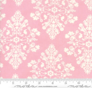 Lily Will Revisited - Cottontail Toile Pink Flannel Yardage