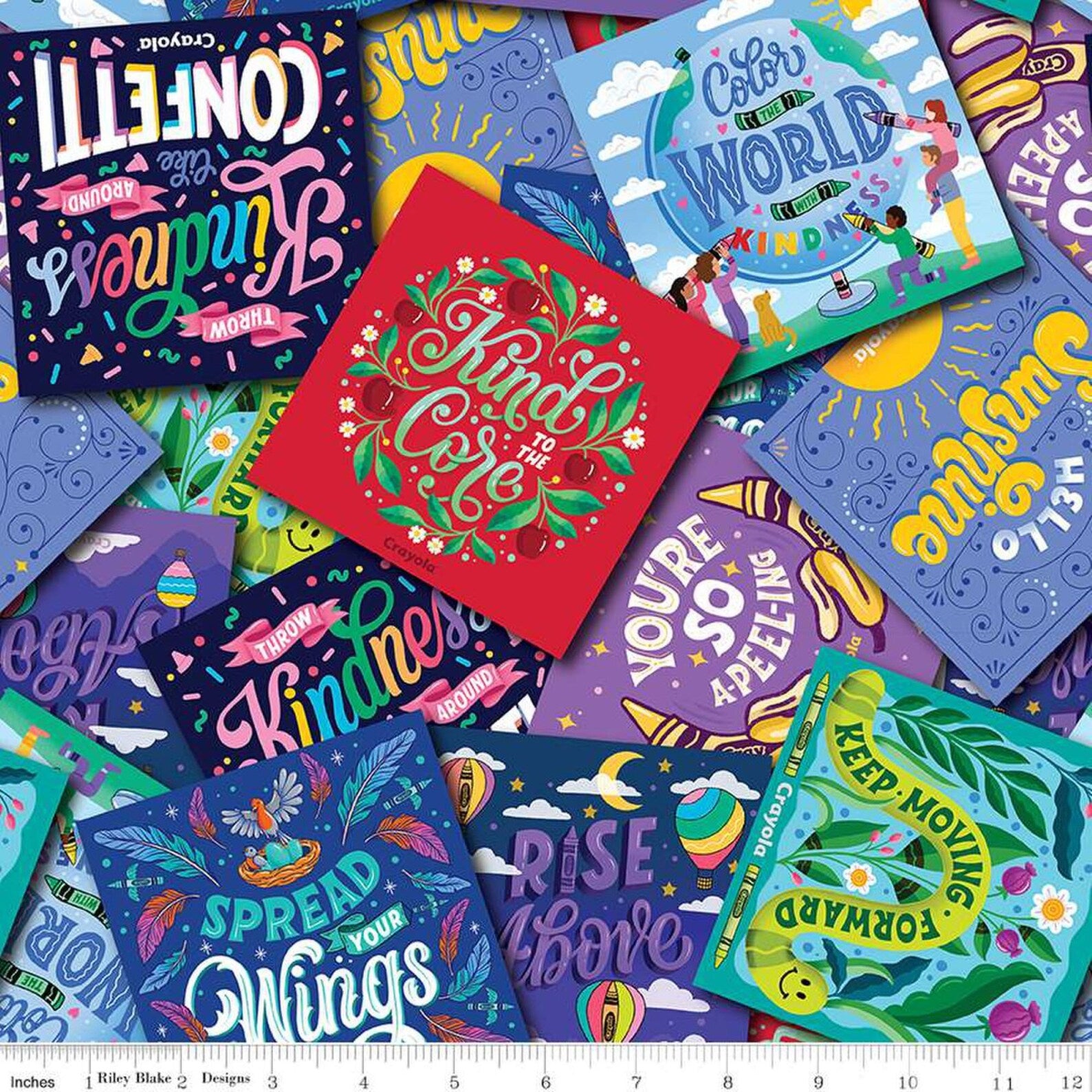 Colors of Kindness - Card Toss Multi Yardage