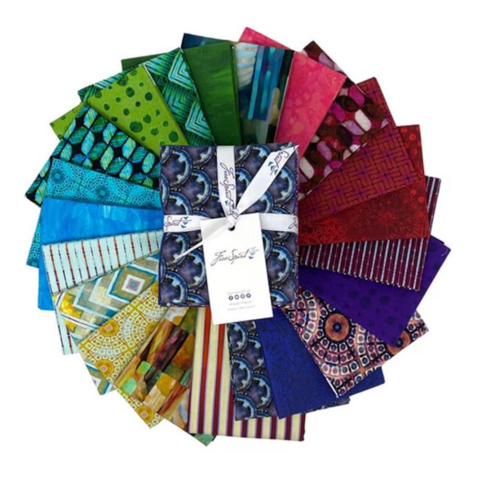 Mosaic and Textures Fat Quarter Bundle - 20 Fat Quarters