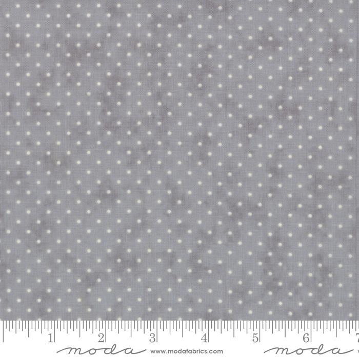 Essential Dots Silver Yardage