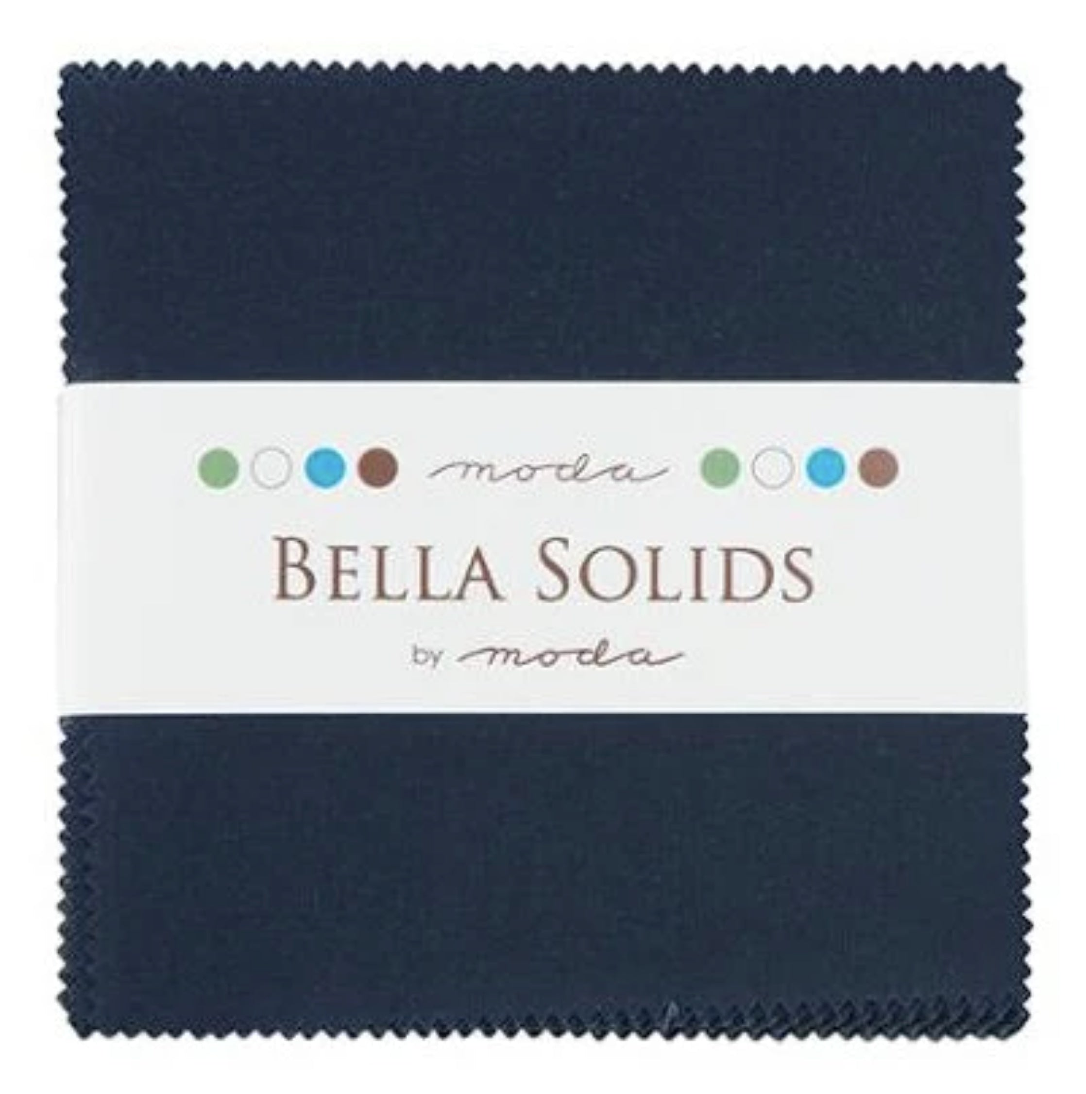 Bella Solids Navy Charm Pack