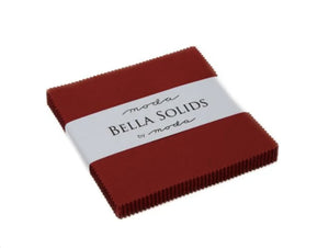 Bella Solids Country Red Charm Pack