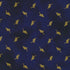 Jaikumari - Leaves Midnight Metallic Fabric