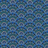 Jaikumari - Scallop Lapis Metallic Fabric