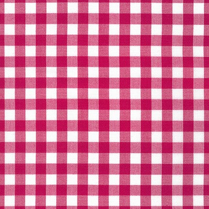 Kitchen Window Wovens - Gingham Pomegranate