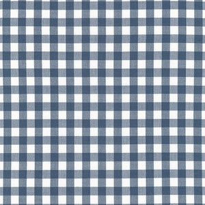 Kitchen Window Wovens - Yarn Dyed 1/2 inch Gingham Slate Yardage