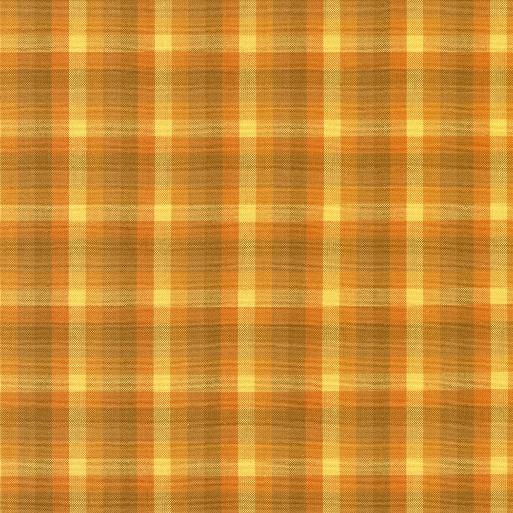 Kitchen Window Wovens - Yarn Dyed Gingham Ochre Yardage