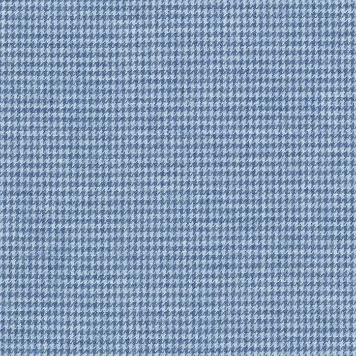 Lisbon Brushed Mini Houndstooth Melange - Navy Flannel Yardage