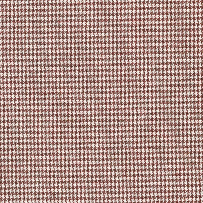 Lisbon Brushed Mini Houndstooth Melange - Burgundy Flannel Yardage