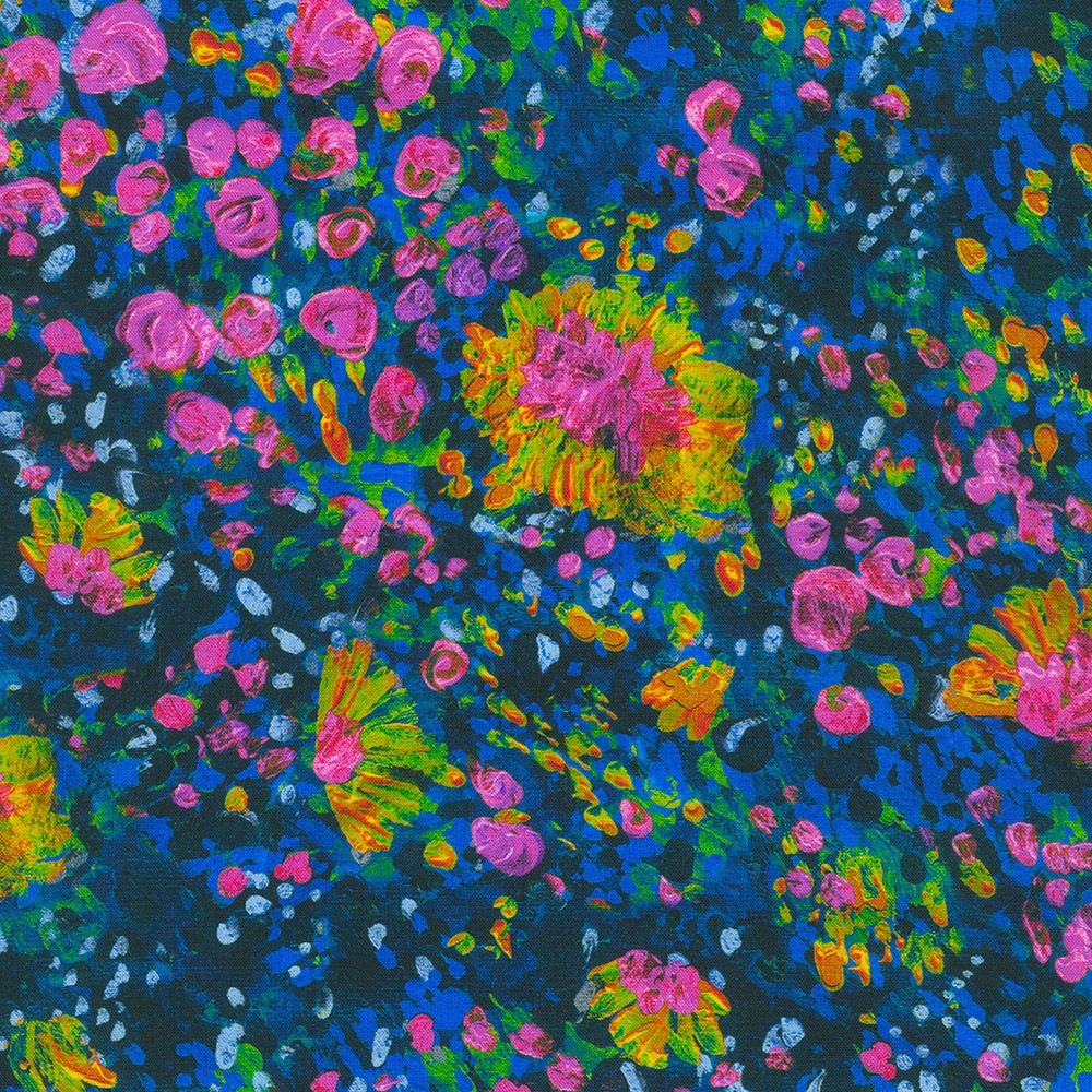 Painterly Petals Meadow - Park Yardage