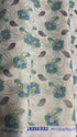 Jaikumari - Floral Cream Metallic Fabric