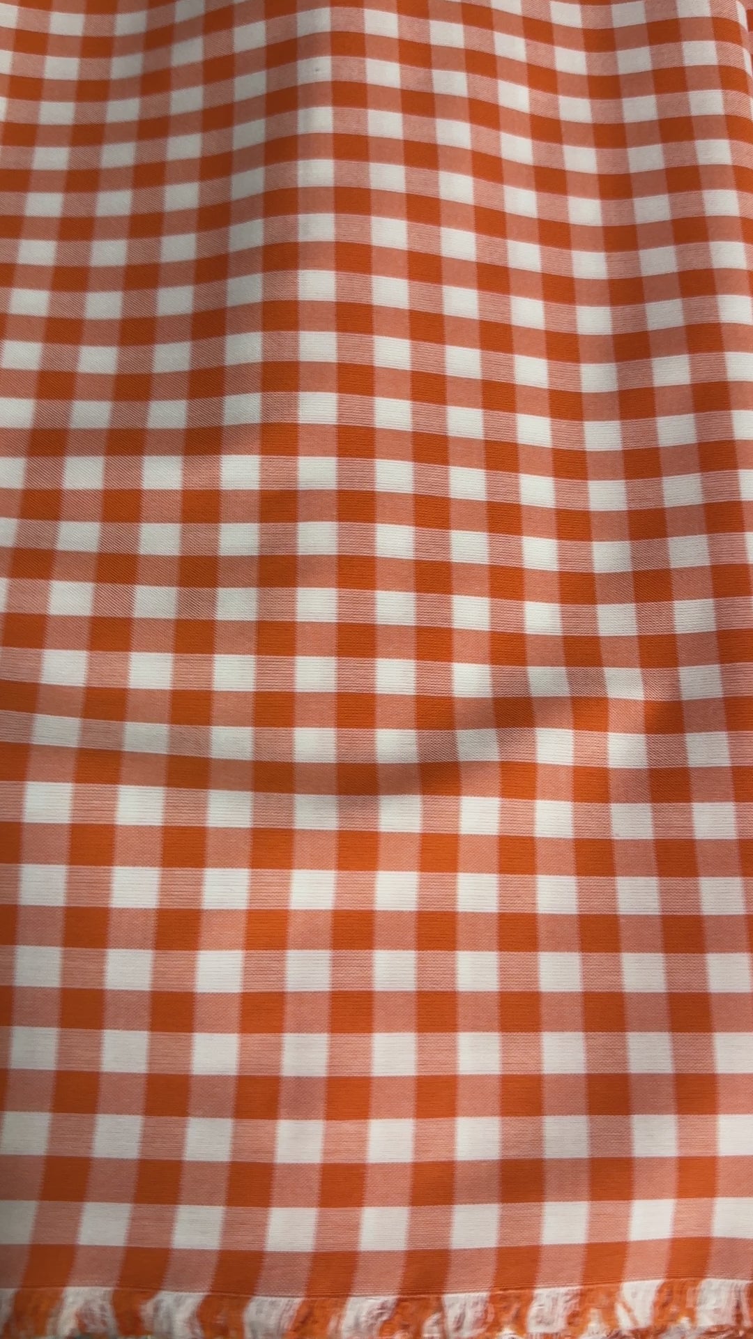 Kitchen Window Wovens - Gingham Marmalade Fabric

