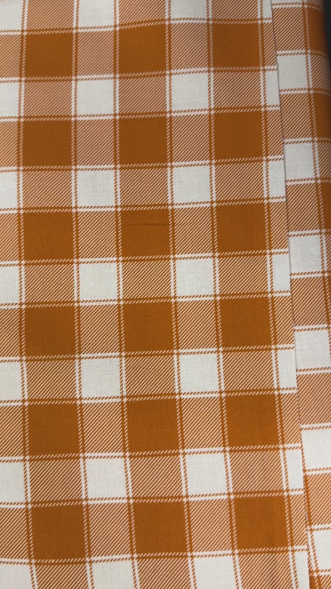 Buffalo Check - Orange by Timeless Treasures