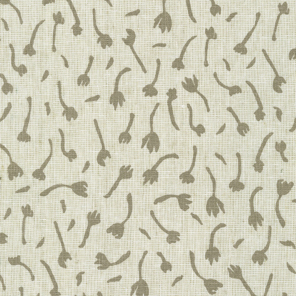 Riverbend - Buds Limestone Yardage - LINEN + COTTON Blend