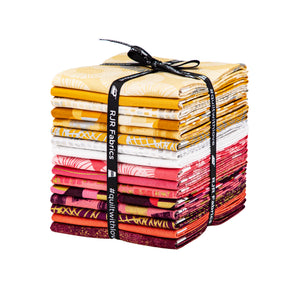 Shiny Objects - Glitz and Glamour - Warm Metallic Fat Quarter Bundle - 16 Fat Quarters